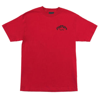 CREATURE STRAIGHT AWAY HEAVYWEIGHT TSHIRT (CHERRY RED)