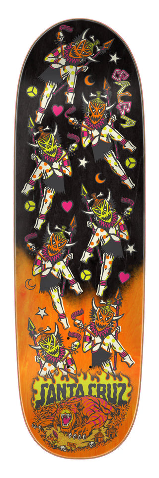 SANTA CRUZ SALBA FIREDANCE PRO SHAPED DECK 8.8