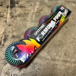 SPITFIRE F4 CLASSIC PINK/TEAL SWIRL (99A/54MM)