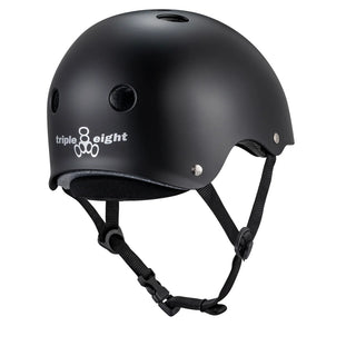 TRIPLE 8 DEEP COVER HELMET BLACK MATTE