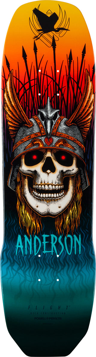 POWELL PERALTA ANDERSON PRO FLIGHT HERON SKULL DECK