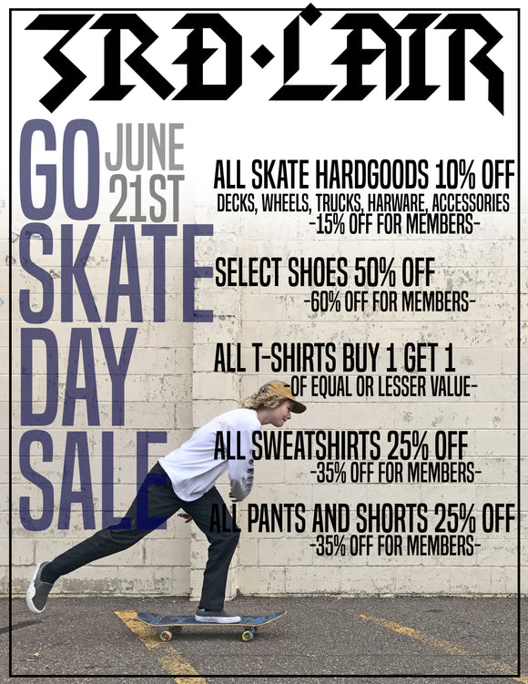 Huge Go Skateboarding Day Sale!