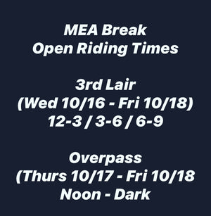 MEA Break Special Session Times