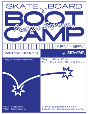 Fall Beginner Boot Camp Skateboard Clinic