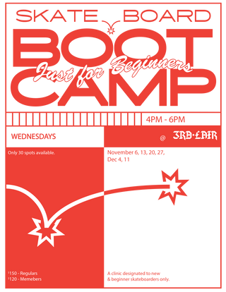 Beginner Boot Camp Skateboard Clinic Winter Session - Registration is Now Open