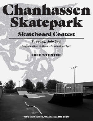 Free to enter Skateboard Contest - July 3, 2018