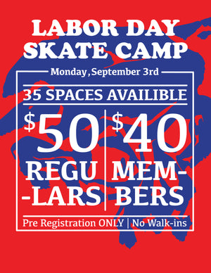 Registration now open for Labor Day Skateboard Camp