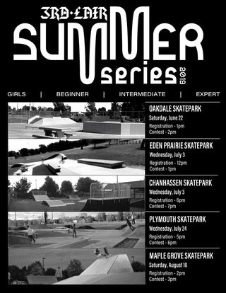 Summer Series Stop #4 @ Plymouth Creek SkatePark Wed July 24, 2019