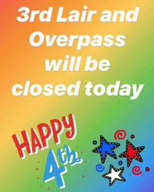 Closed for 4th of July