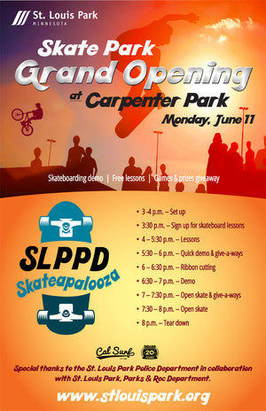 Skate-A-Palooza Re-Scheduled for Wed June 13