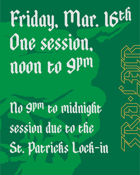 Special Session Times Friday March 16