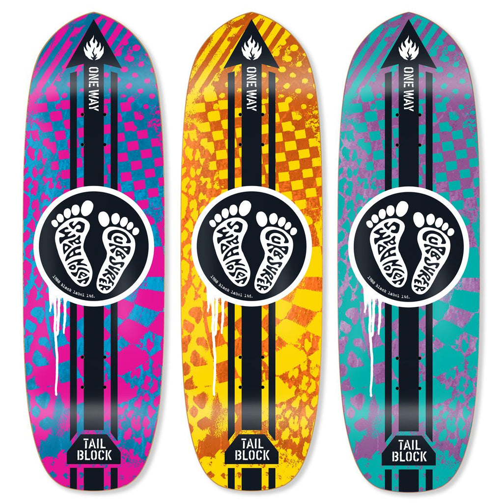 BLACK LABEL JASON ADAMS CURB SURFER DECK (9.75) – 3rd Lair