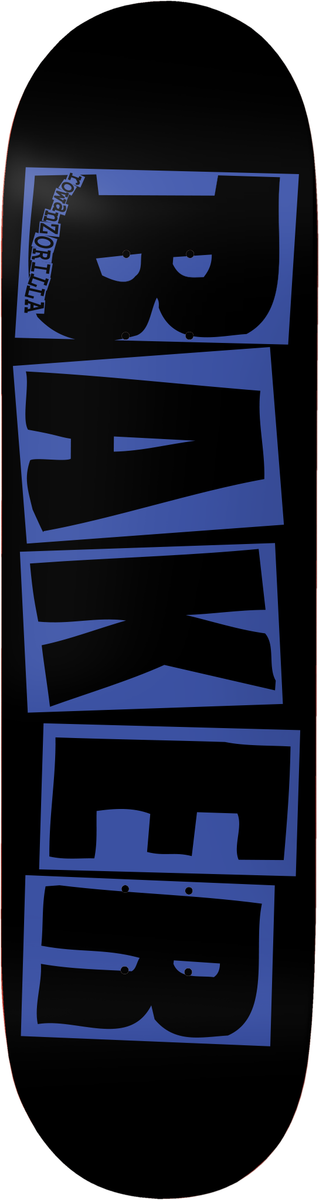 BAKER ZORILLA BRAND LOGO DANGER BLUE DECK (8.25)