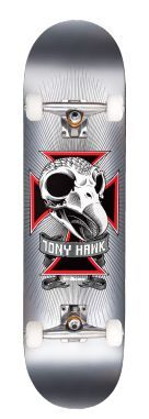 BIRDHOUSE TONY HAWK SKULL 2 CHROME COMPLETE (7.75)