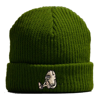 HEROIN EGG BEANIE OLIVE GREEN
