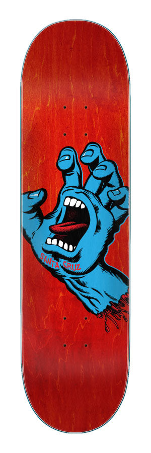 SANTA CRUZ SCREAMING HAND DECK 8.0