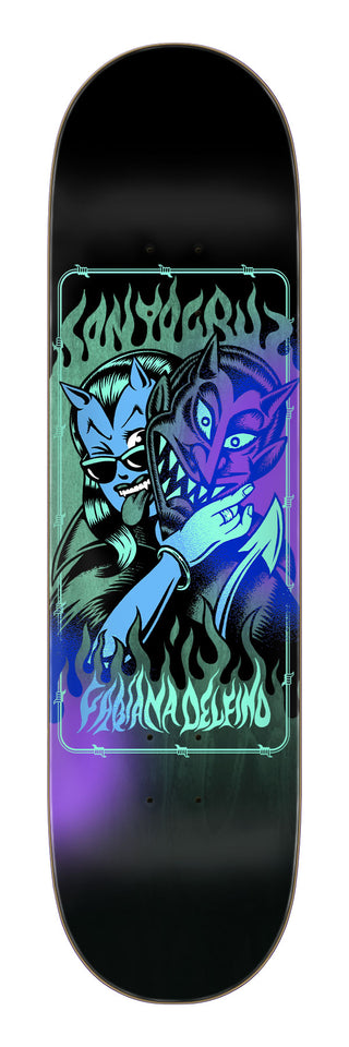 SANTA CRUZ DELFINO DEVIL MASK DECK 8.25