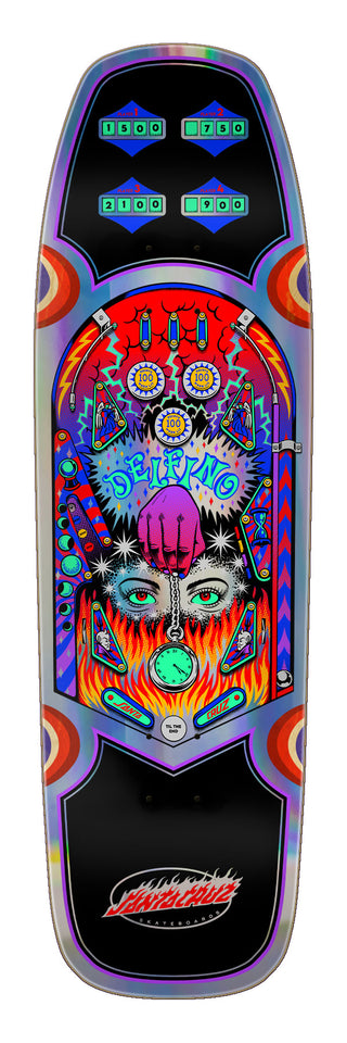 SANTA CRUZ DELFINO FINBALL PRO SHAPED DECK 9.14