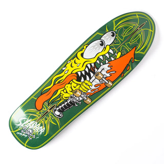 SANTA CRUZ MEEK PINSTRIPES SLASHER GREEN DECK