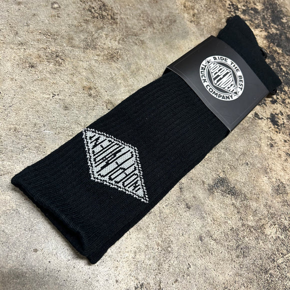 INDEPENDENT DIAMOND GROUNDWORK CREW SOCKS (BLACK / 9-11)