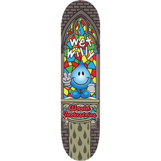 WORLD INDUSTRIES WET WILLY STAINED GLASS DECK (8.25)