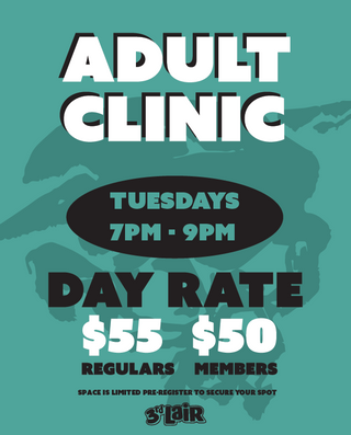 2025 ADULT SKATEBOARD CLINIC (DAY RATE)