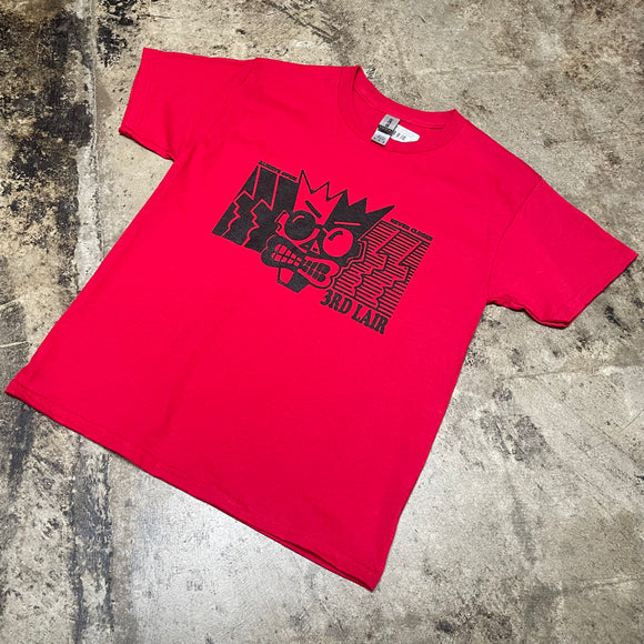 3RD LAIR RAVE FACE TSHIRT RED