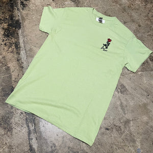 3RD LAIR EMBROIDERED ROSE TSHIRT GREEN