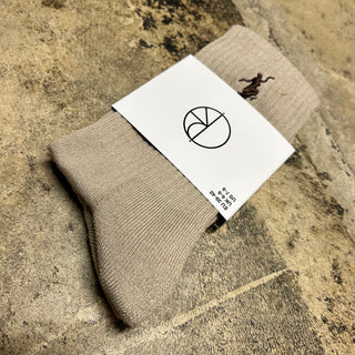 POLAR RIB SOCKS NO COMPLY (SAND)