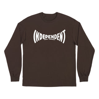 INDEPENDENT SPAN L/S DK CHOCOLATE