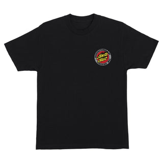 SANTA CRUZ FLAMED MFG DOT HEAVYWEIGHT T-SHIRT