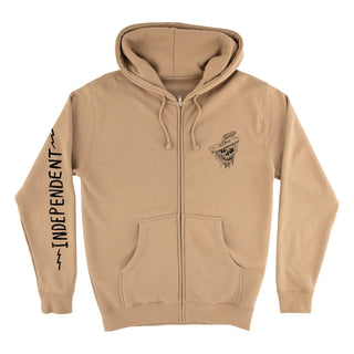 INDEPENDENT BRATRUD NOTEBOOK ZIP HOODED HEAVYWEIGHT SWEATSHIRT