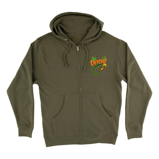 CREATURE DEADLY SANDS ZIP HOODED HEAVYWEIGHT SWEATSHIRT