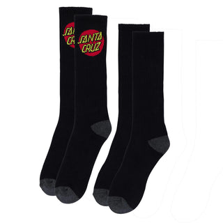 SANTA CRUZ CREW SOCKS (2 PAIRS)