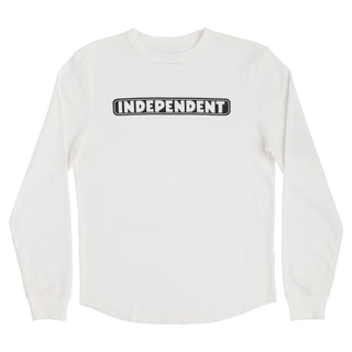 INDEPENDENT BAR LOGO THERMAL OFF WHITE