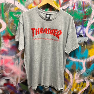 THRASHER SKATE MAG TSHIRT (GREY)