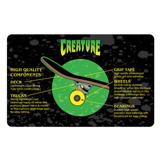 CREATURE LOGO OUTLINE LARGE COMPLETE (8.25)