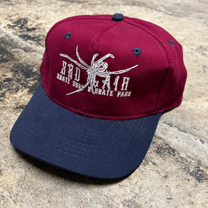 3RD LAIR SPIDER 6 PANEL HAT (MAROON/NAVY)