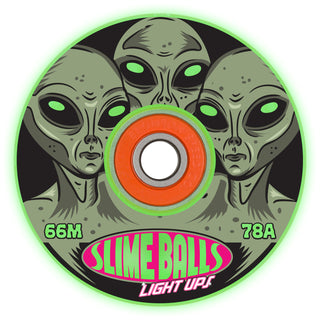 SLIME BALLS FRIENDS OF PLANET 9 LIGHT UPS OG SLIME GITD WHEELS (66MM/78A)