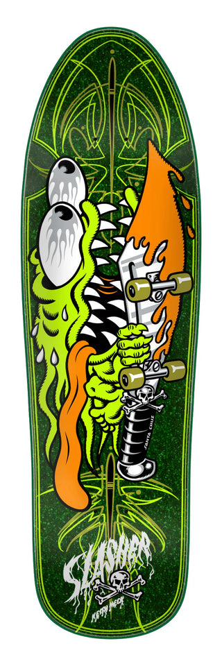 SANTA CRUZ MEEK PINSTRIPES SLASHER GREEN DECK