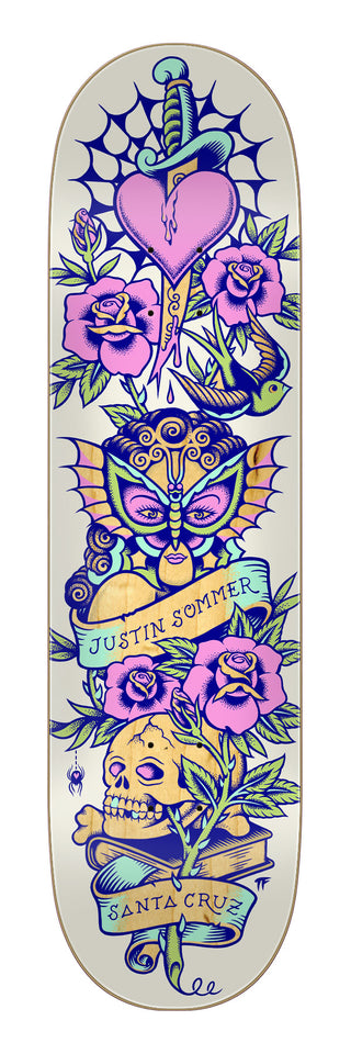 SANTA CRUZ SOMMER TATTOOED PRO DECK (8.25)