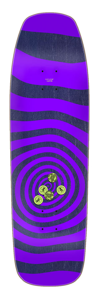 SANTA CRUZ DELFINO PINBALL VISION DECK (9.14)