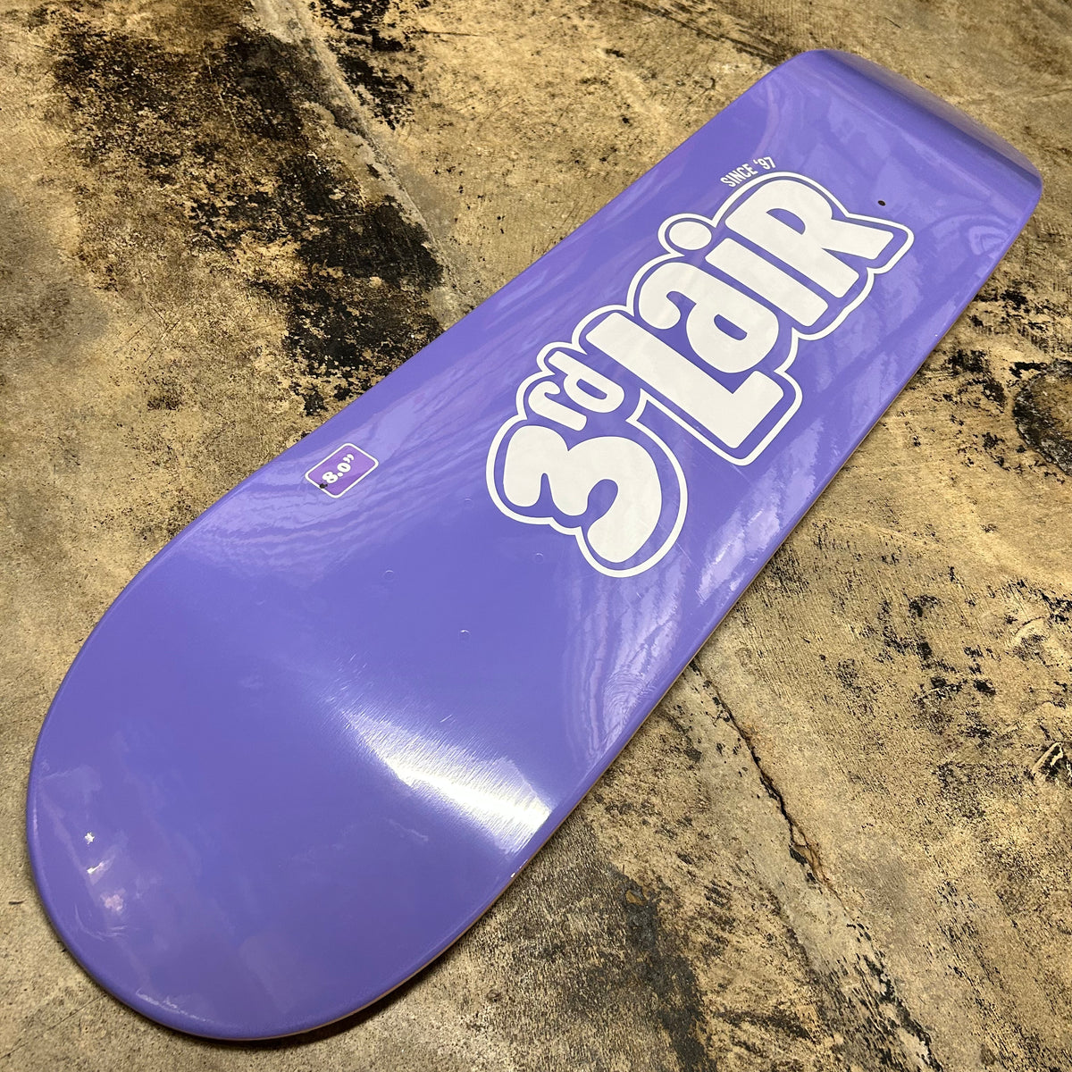 3RD LAIR BUBBLE LOGO DECK (LAVENDER) – 3rd Lair