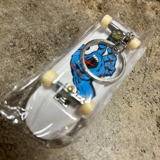 SANTA CRUZ SCREAMING HAND FINGERBOARD KEYCHAIN