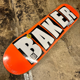 BAKER TF BRAND NAME NEON ORANGE B2 DECK (8.25)