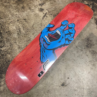 SANTA CRUZ SCREAMING HAND DECK 8.0