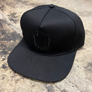 SPITFIRE BIGHEAD SNAPBACK BLK/BLK