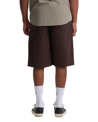 VOLCOM CHILLOW PLEAT ELASTIC WAIST SHORTS