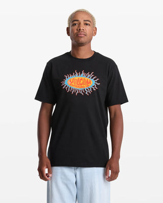 VOLCOM LIVE WIRE SHORT SLEEVE TSHIRT (BLACK)