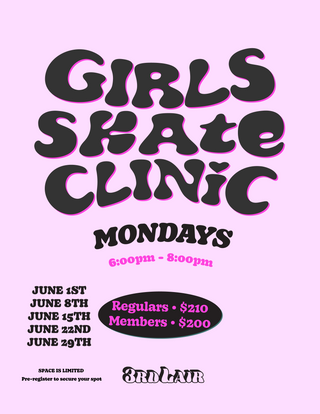 2026 GIRLS SKATEBOARD CLINIC SESSION #5